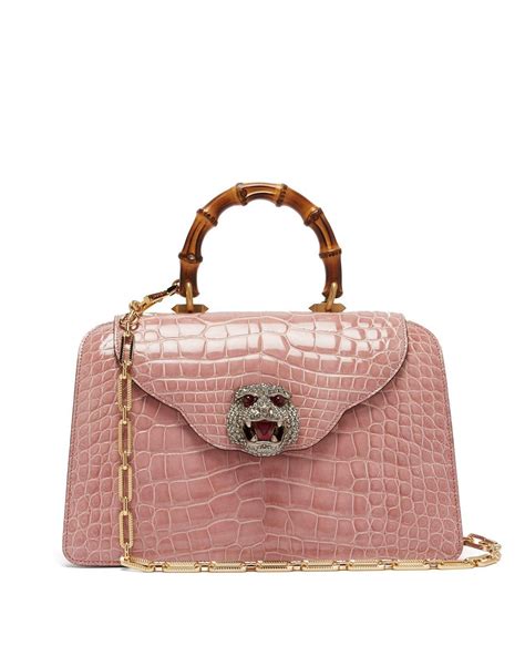 gucci crocodile skin bag|gucci soho shoulder bag large.